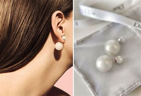 diy dior pearl earrings|Dior mise en earrings.